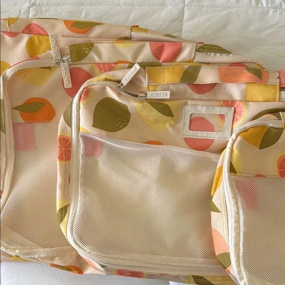 Calpak Citrus Pattern Organizer Set - Picture 3 of 4